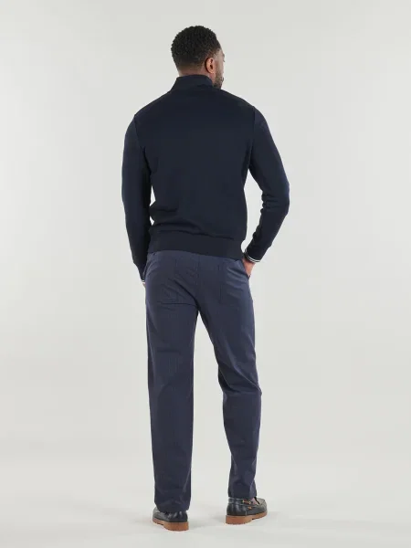Hanorac Fred Perry de jumătate de fermoar albastru