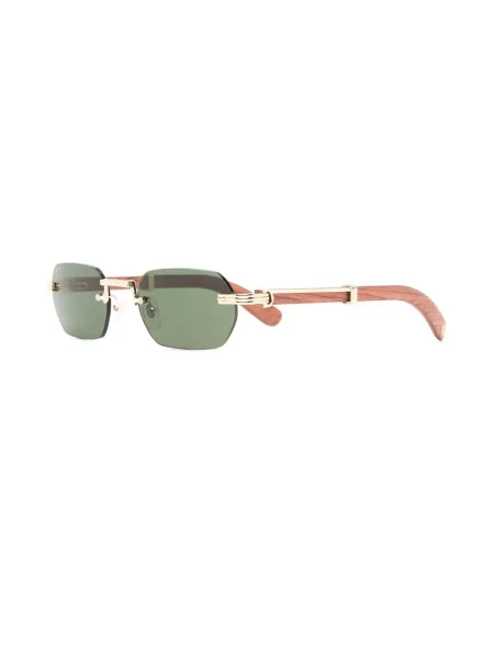 Saulės akiniai Cartier Eyewear auksinė