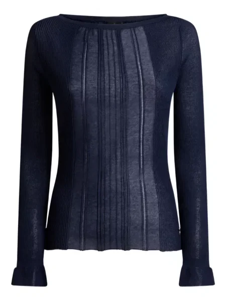 Pulover Etro din jacard albastru