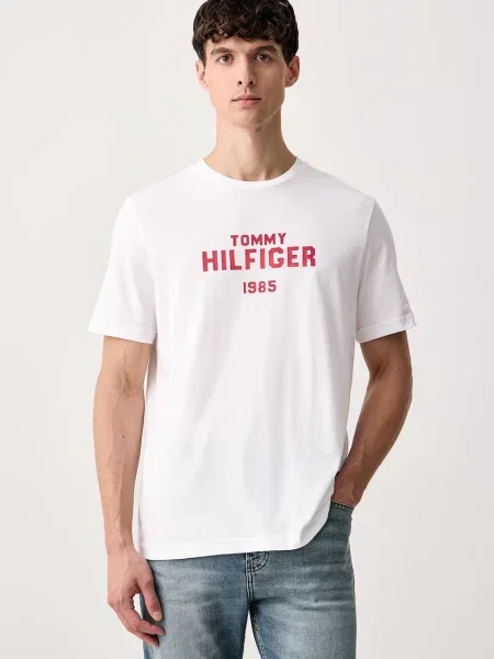 Tommy Hilfiger t-shirt ανδρικό λευκό
