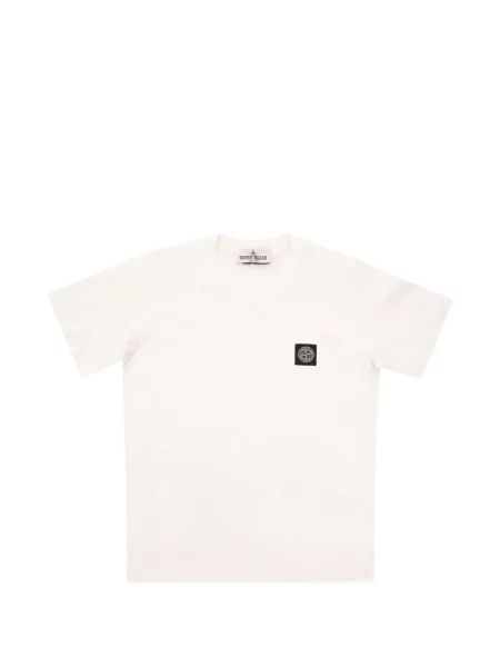 Koszulka dziecięca Stone Island biała
