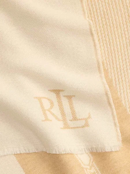 LAUREN RALPH LAUREN Szalik jasny beżowy