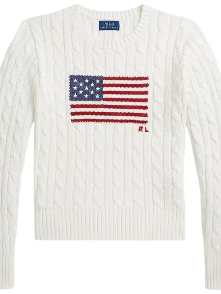 Sweter dziecięcy Polo Ralph Lauren biały