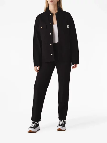 Geacă cămașă Carhartt Wip cu autograf negru