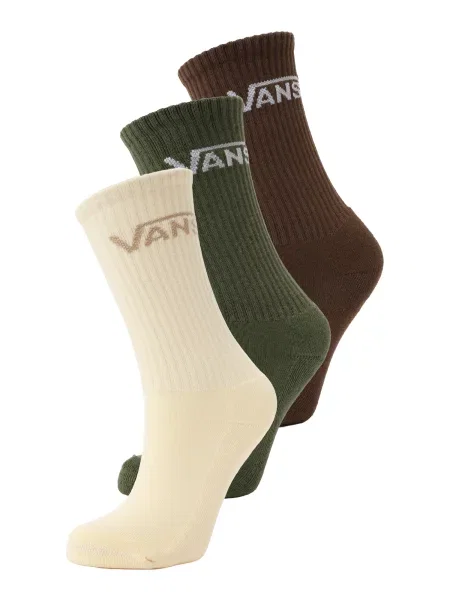 VANS Șosete CLASSIC crem / ciocolatiu / oliv alb