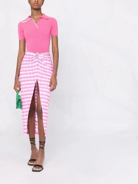 Top Jacquemus różowy