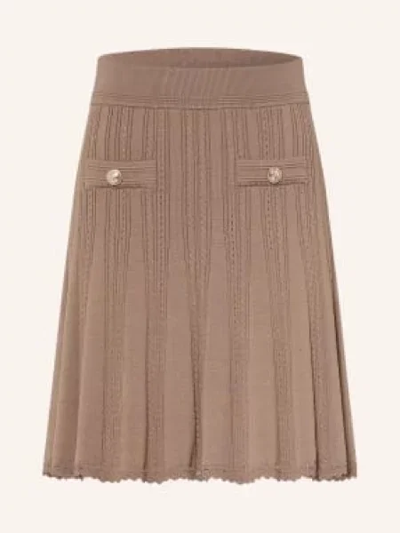 Guess Spódnica Dzianinowa Carmen beige beżowa