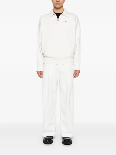 Iš natūralios odos mažas polo marškinėliai Polo Ralph Lauren dvieiliai juoda