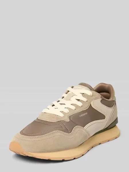 Sneakersy z mieszanki skóry z detalem z logo model City' Hoff