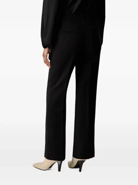 Pantaloni Bardot cu talie înaltă negru
