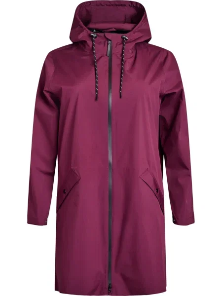 Zizzi Geacă de primăvară-toamnă roșu-violet negru