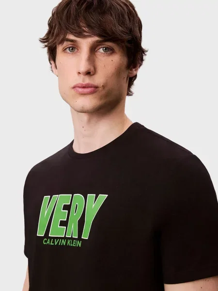 Футболка Calvin Klein Jeans чорна