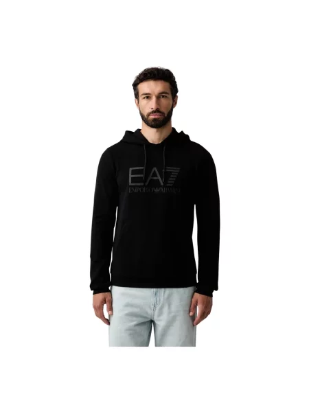 Bluza z kapturem Emporio Armani Ea7 z kapturem czarna