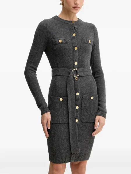 Mała mały sukienka mini Marciano By Guess garniturowa szara