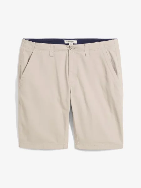 Bermudy chinosy z czystej bawełny regular fit szare