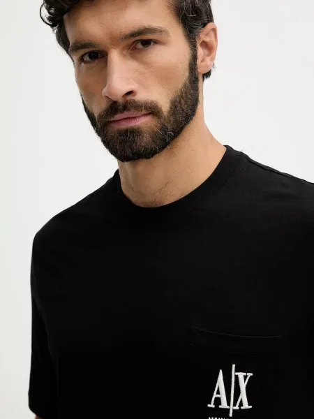 Armani Exchange férfi póló fekete