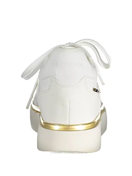 Маратонки Polo Ralph Lauren с връзки с дантела бяло