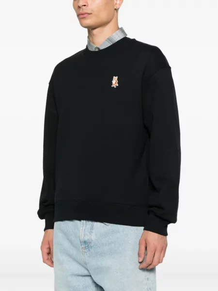 Hanorac Maison Kitsune negru