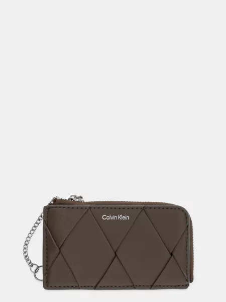 Портмоне Calvin Klein дамски кафяво