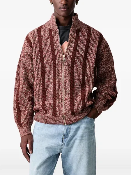 Cardigan Drole De Monsieur tricotate roșu