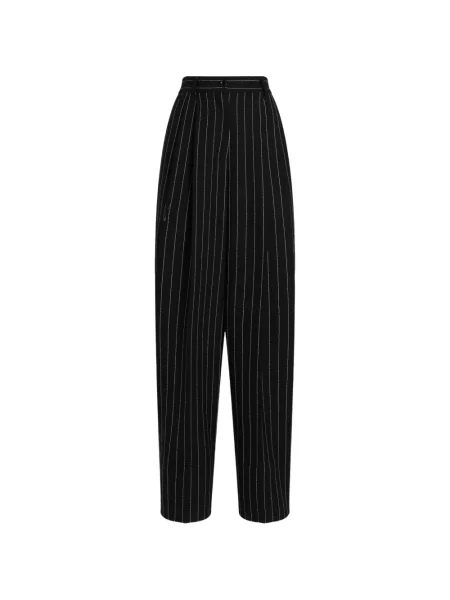 Pantaloni Dolce & Gabbana de lână negru