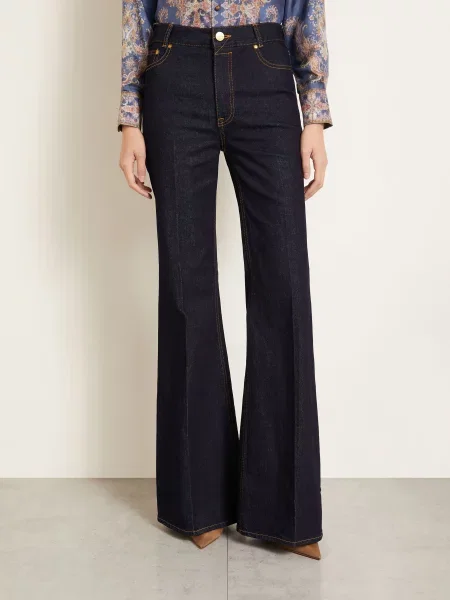 Zimmermann Flared Džíny onxb onyx blue modré