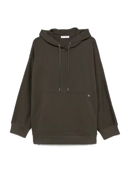 Bluza z kapturem Helmut Lang zielona