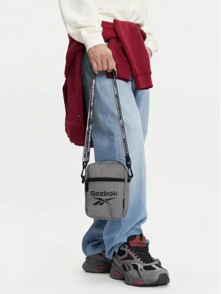 Reebok Torbica za okrog pasu siva
