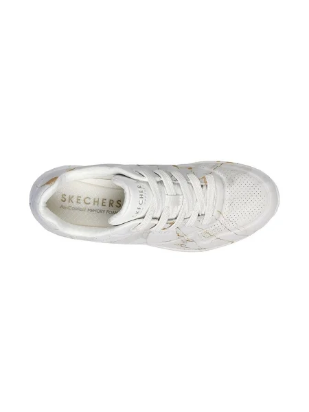 Pantofi Skechers streetstyle alb