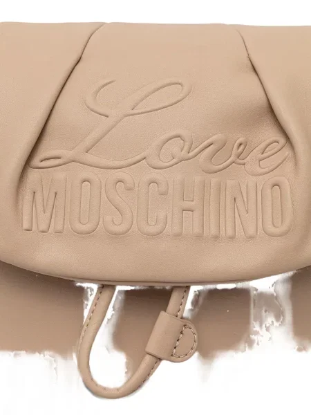 Rucsac Love Moschino țesut cu autograf