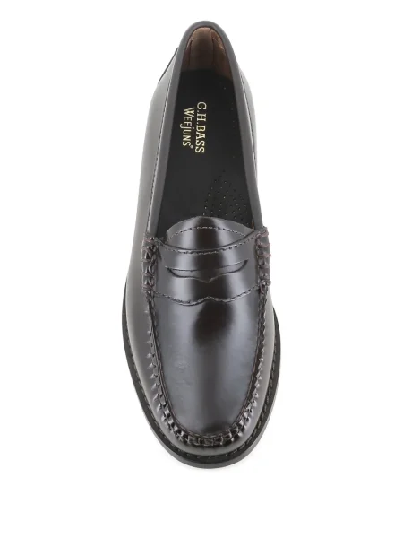 Iš natūralios odos loaferiai G.h. Bass & Co. ruda