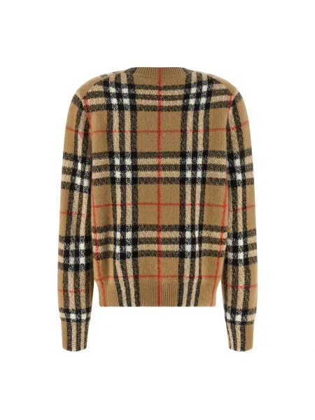 Sweter Burberry wełniany beżowy