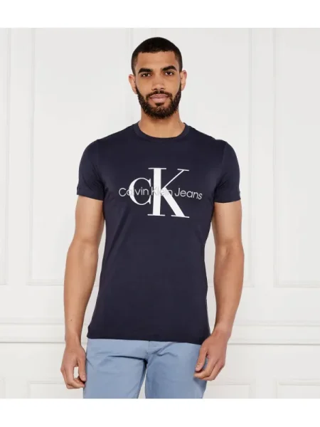 Calvin Klein Jeans Tricou CORE MONOLOGO gri