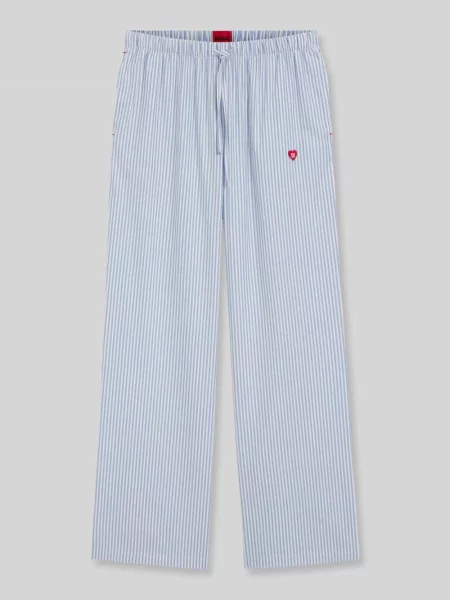 Spodnie od piżamy o kroju loose fit z mieszanki bawełny i model DREEM' Hugo