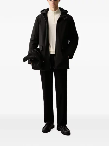 Geacă Trussardi cu glugă negru