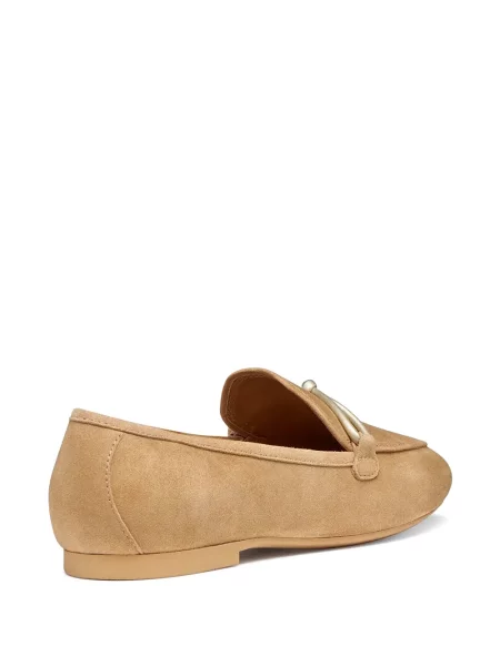 Pantofi loafer Geox din piele de căprioară