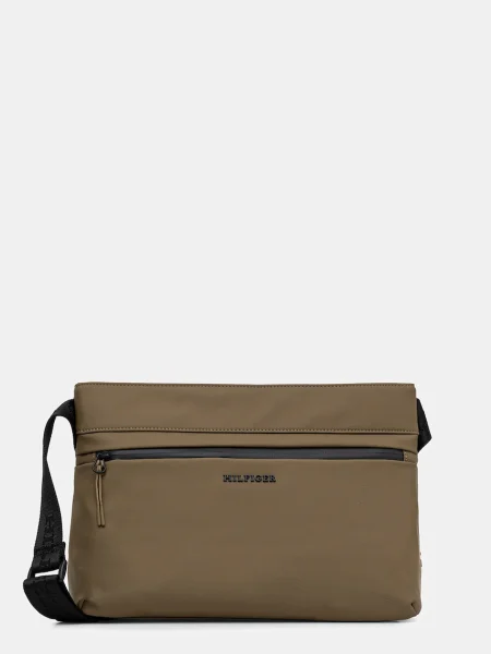 Torbica za okoli pasu Tommy Hilfiger zelena