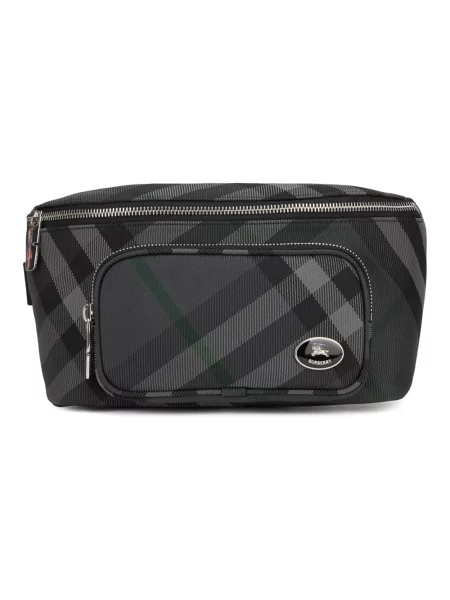 Pasek Burberry z paskiem szary