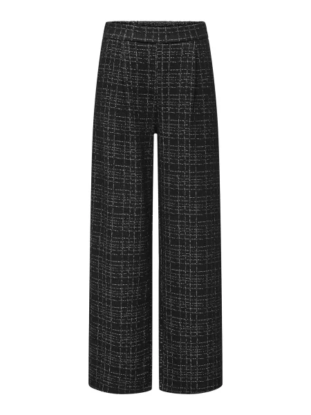JDY Pantaloni DORIT gri amestecat negru