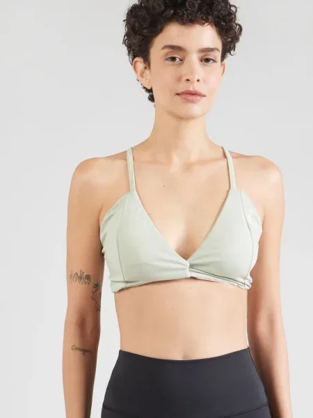 NEBBIA Sutien sport verde pastel alb