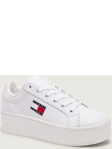 Női cipők Tommy Jeans Flatform white. Méret: 36 EU fehér