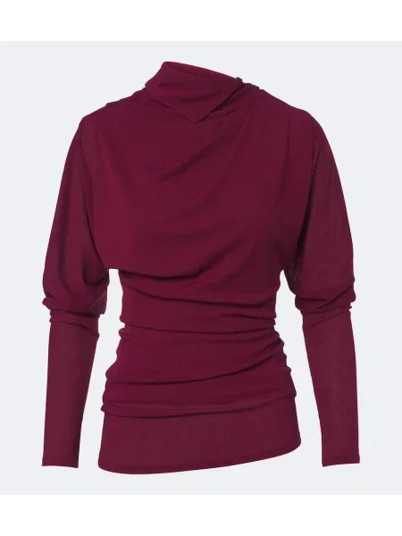 Top Proenza Schouler din jerseu drapat