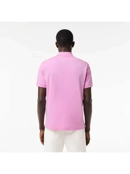 Lacoste Koszulka Polo Oryginał Petit Piqué różowa