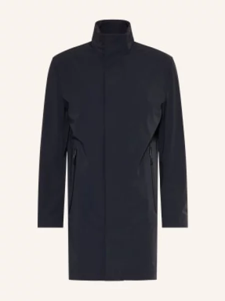 Strellson Płaszcz Faley Flex blau granatowy