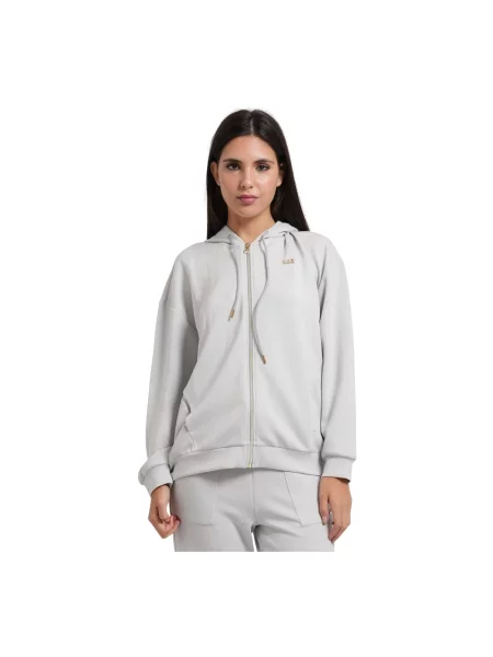 Bluza rozpinana Emporio Armani szara