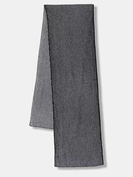 Šal s primesjo volne Sisley siva