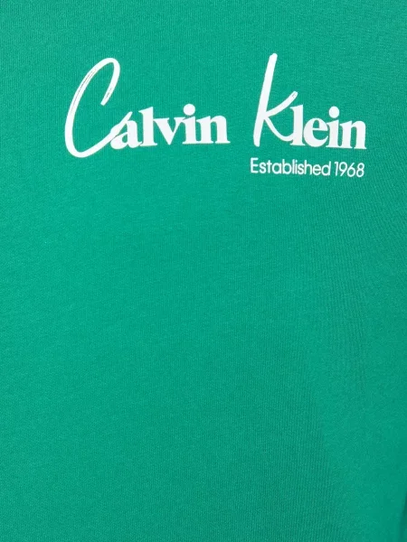 Футболка Calvin Klein Jeans зелена