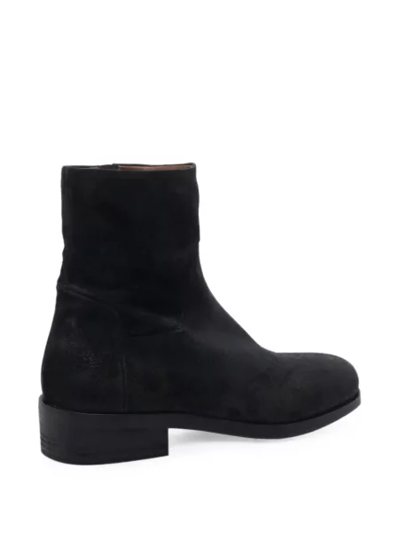 Botine Marsell din piele de căprioară negru