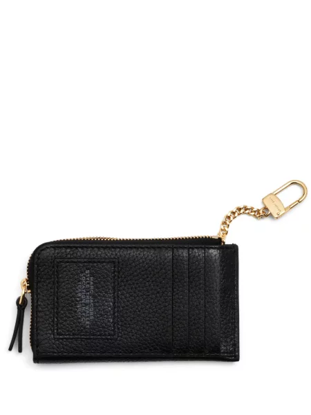 Iš natūralios odos didelis piniginė Marc Jacobs juoda
