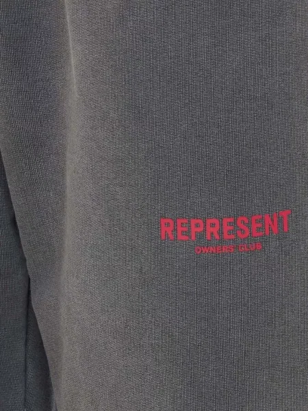 Pantaloni Represent cu imagine alergare gri